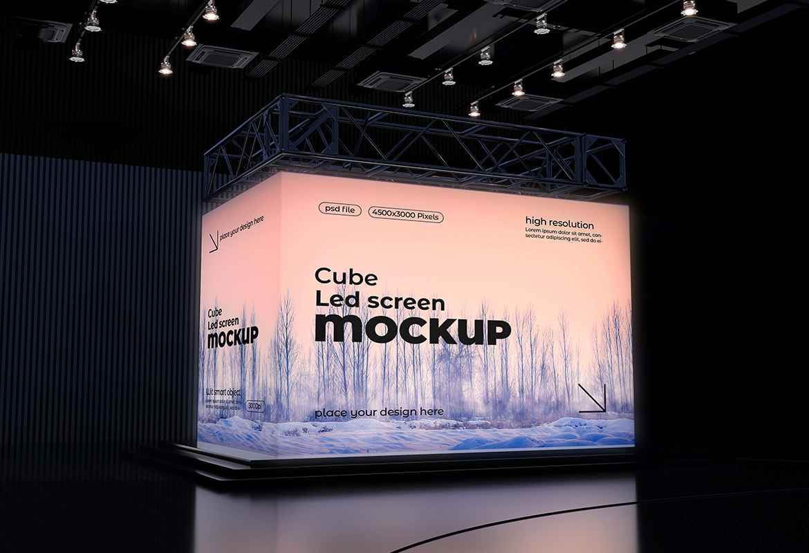 Square Screen Mockup