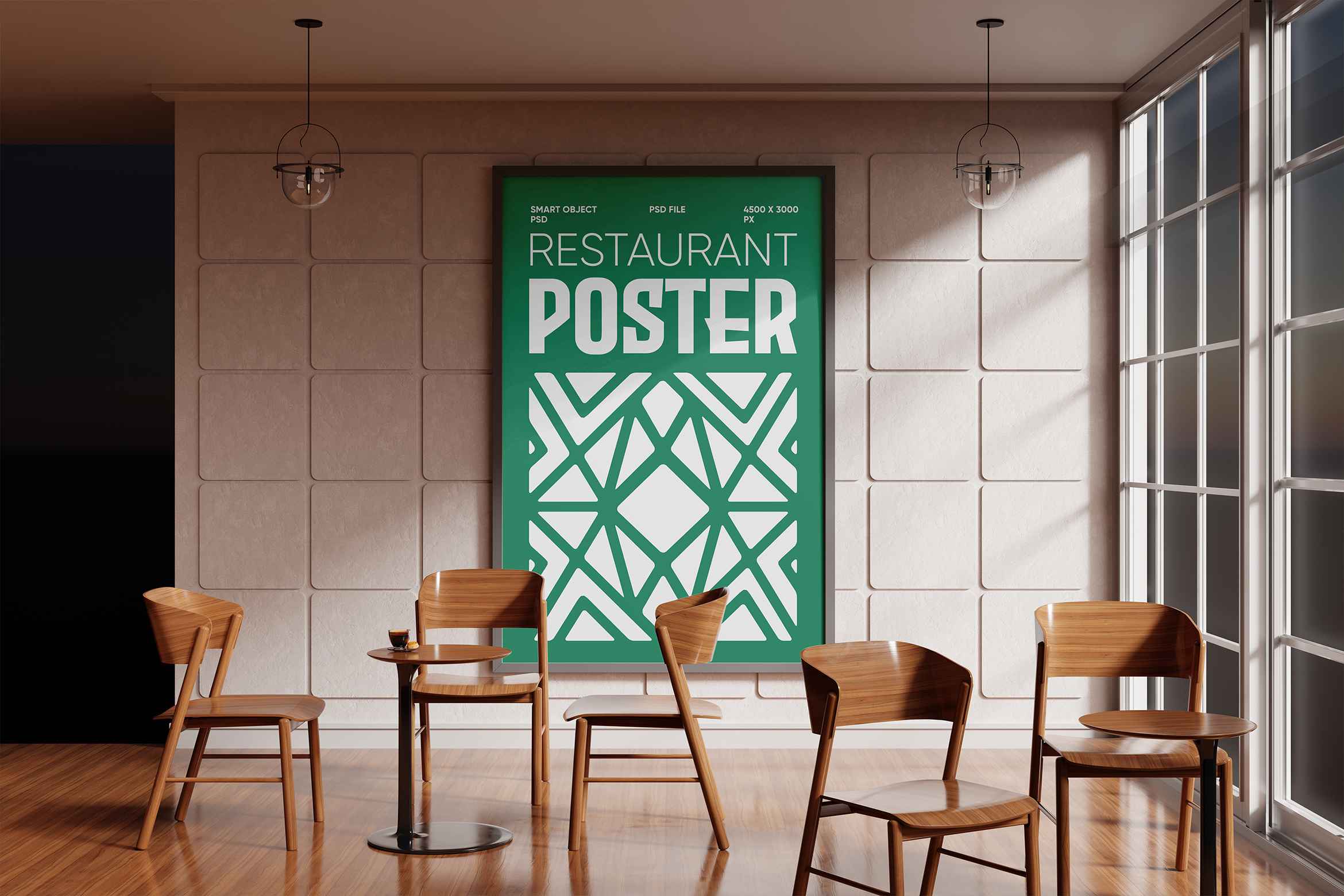 Restaurant Poster Mockup