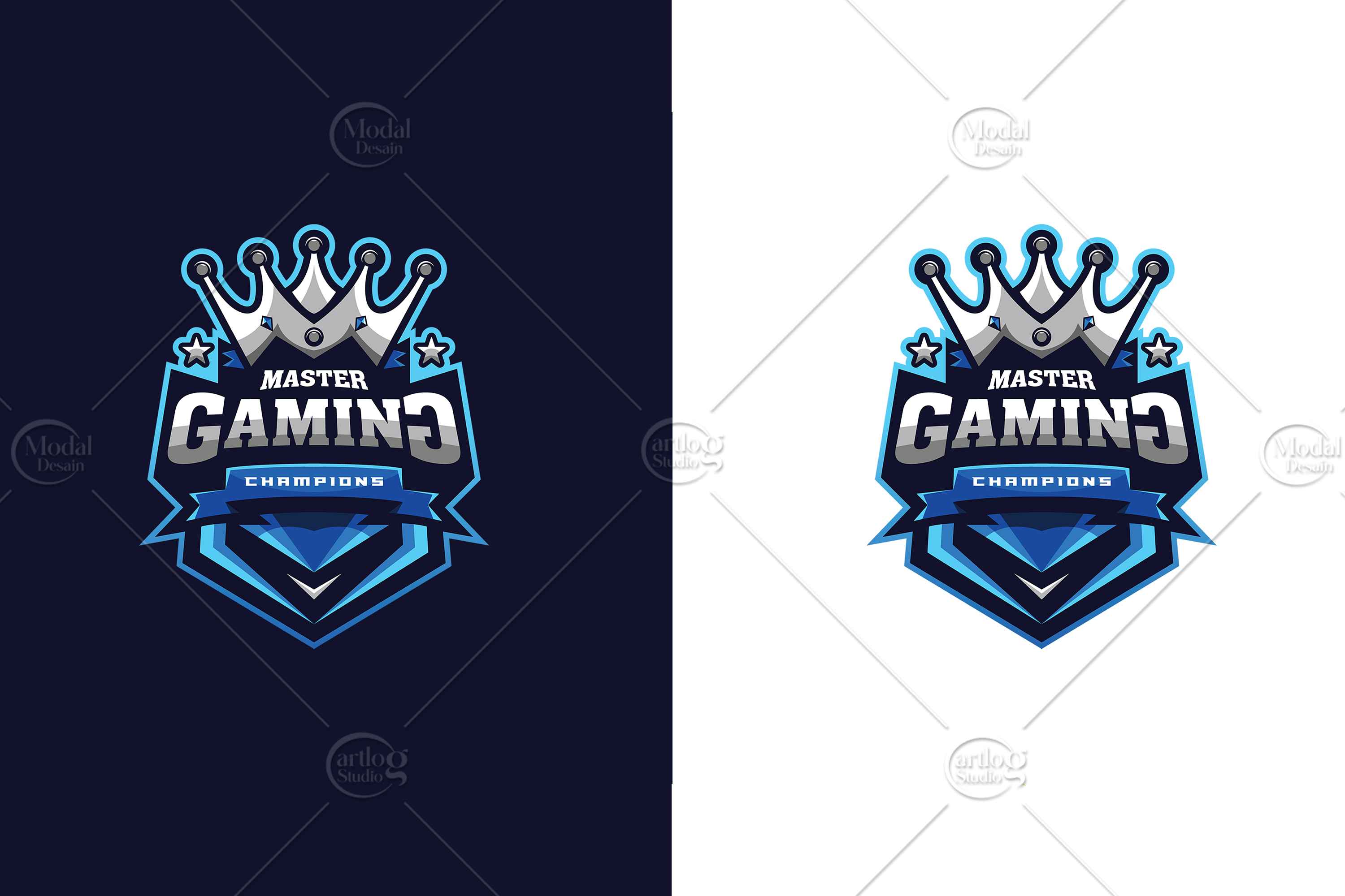 Gaming Master Esport Logo Template